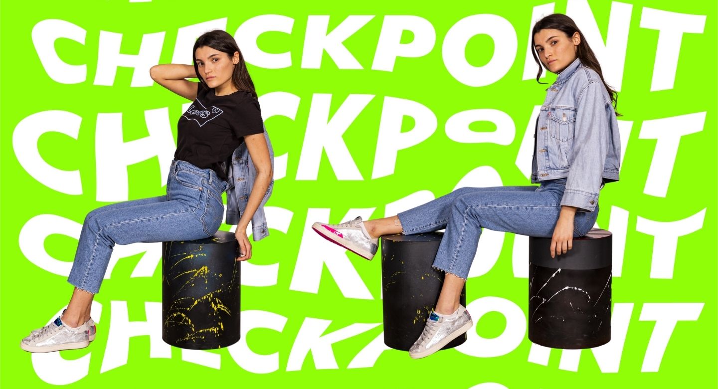 Valentina modella Checkpoint per un giorno, outfit giorno Levi's