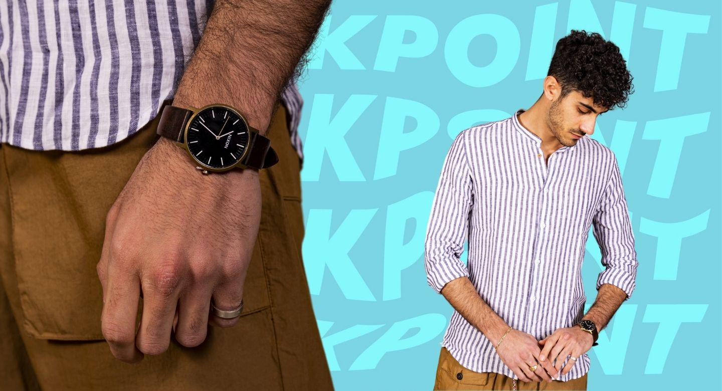Federico modello per un giorno - Camicia in lino e pantaloni Madson Discount