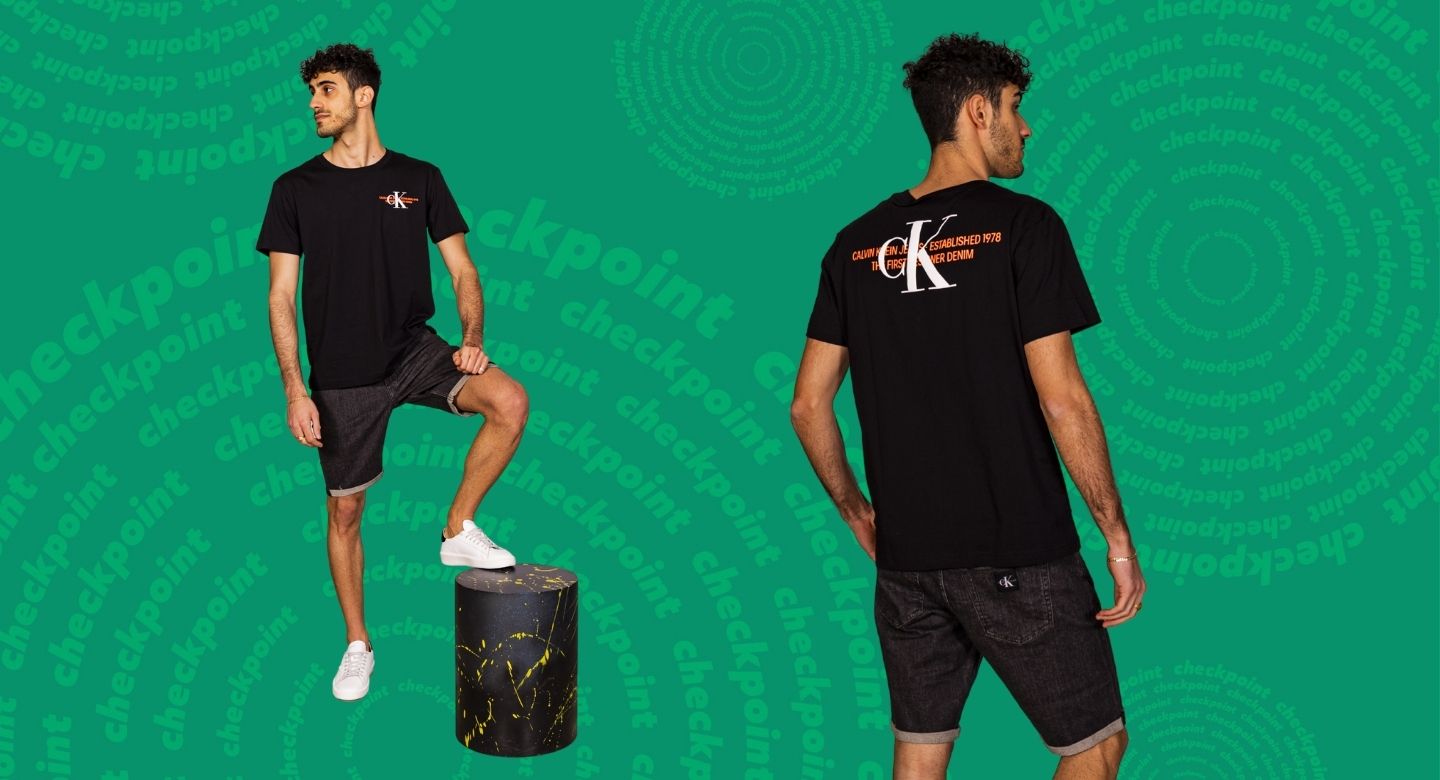 Federico modello per un giorno - Total look Clavin Klein